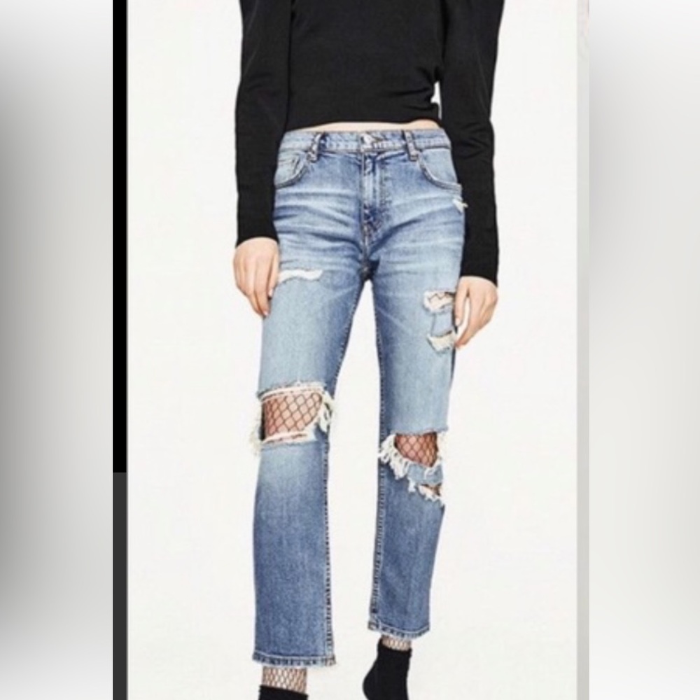 Zara Trafaluc Denim - Fishnet 04 - Picture 1 of 4